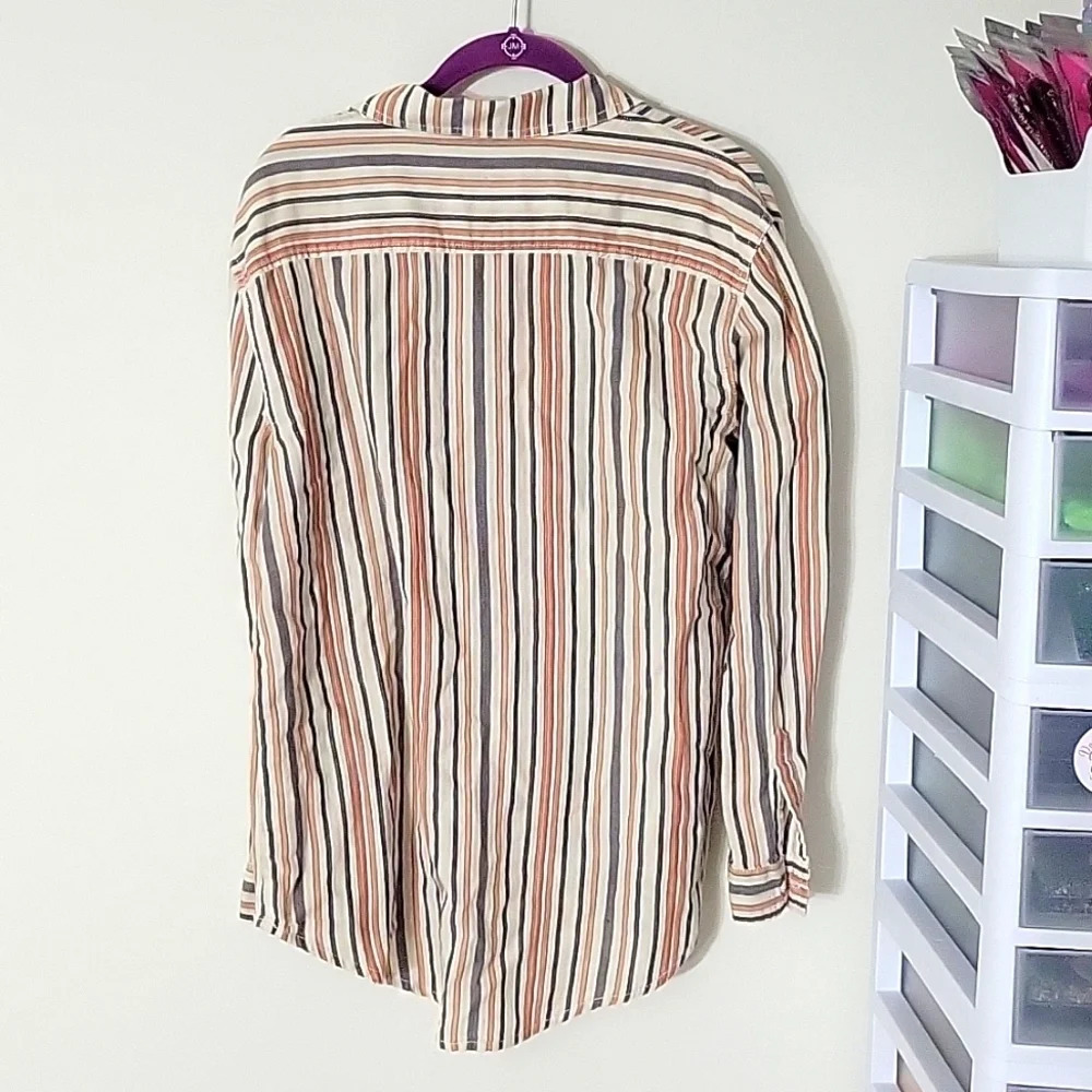 Melrose And Market Striped Dress Shirt - Picture 4 of 6